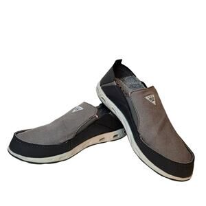 8.5W Columbia Bahama Vent Slip On Loafer Gray PFG Fishing Deck Boat Dock Shoes